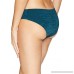 Becca by Rebecca Virtue Women's Mesa Verde Tab Side Hipster Bikini Bottom Teal Black B07GH5QH94